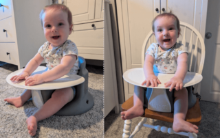 Baby in Upseat and Tray